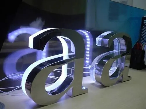 樹脂發光字、亞克力吸塑字與LED發光字的特點?